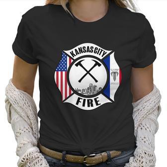 Kansas City Missouri Fire Rescue Department Firefighters Women T-Shirt | Favorety CA