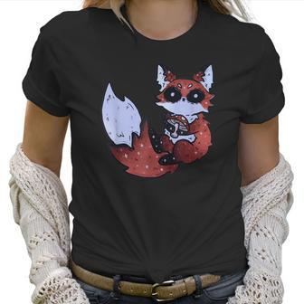 Kawaii Pastel Goth Art Cute Creepy Red Fox Fennec Grey Fox Men Women T-Shirt Graphic Print Casual Unisex Tee Women T-Shirt | Favorety UK