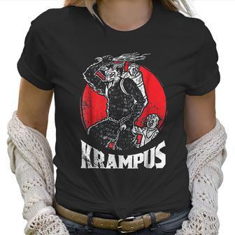 Krampus Christmas Gift Women T-Shirt | Favorety