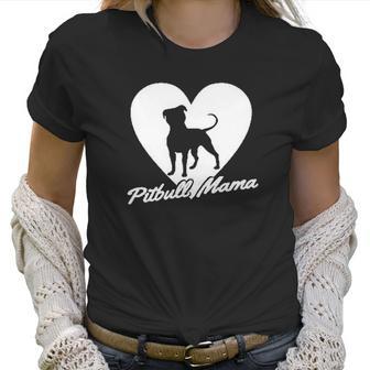 Ladies Pitbull Mama Pitt Bully Dog Lover Gift Women T-Shirt | Favorety UK