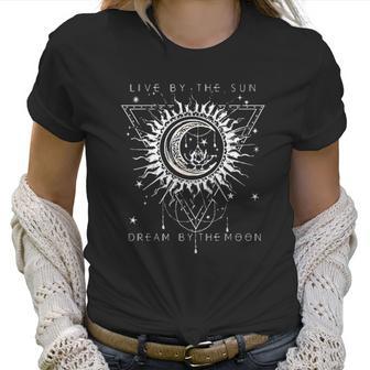 Live By The Sun Dream By The Moon Boho Enjoyable Gift 2022 Women T-Shirt | Favorety UK