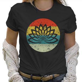 Lotus Flower Yoga Logo Women T-Shirt | Favorety