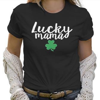 Lucky Mama St Patrick Day Mommy And Me Scoop Neck Women T-Shirt | Favorety UK