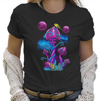 Magic Mushroom Psychedelic Trippy Lsd Art Perfect Gift Idea Women T-Shirt | Favorety DE