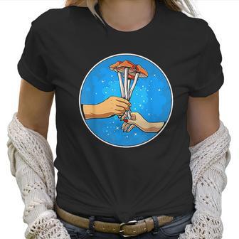 Magic Mushrooms Fungi Psychedelic Shrooms Hippie Women T-Shirt | Favorety UK