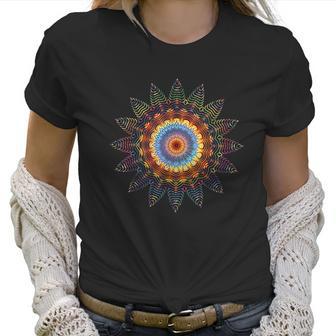 Mandala Sacred Geometry Prana Art Yoga Women T-Shirt | Favorety CA