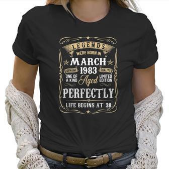 March 1983 38Th Birthday Gift 38 Years Old Men Women Women T-Shirt | Favorety UK