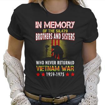 In Memory Of Vietnam Brothers And Sisters Women T-Shirt | Favorety