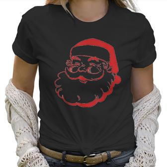 Merry Christmas Santa Claus Saint Nick Father Xmas Holiday Women T-Shirt | Favorety CA