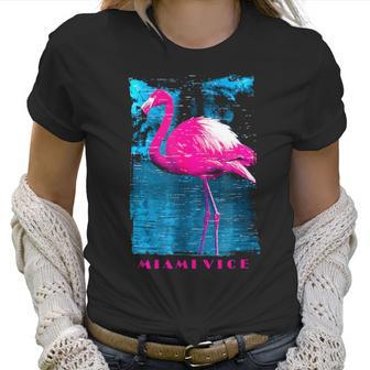 Miami Vice Flamingo Women T-Shirt | Favorety DE