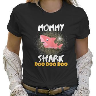 Mommy Shark Mothers Day Gift For Wife Birthday Christmas Women T-Shirt | Favorety