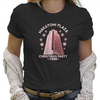 Nakatomi Plaza Christmas Party 1988 Classic Mcclane Die Hard Xmas Women T-Shirt | Favorety CA