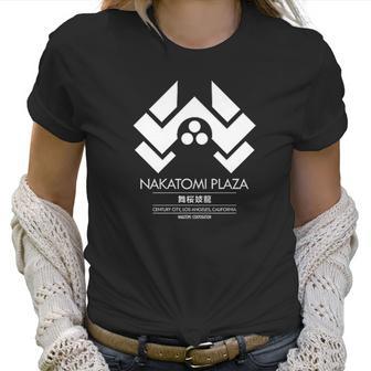 Nakatomi Plaza Hans Gruber Christmas Movie Women T-Shirt | Favorety CA