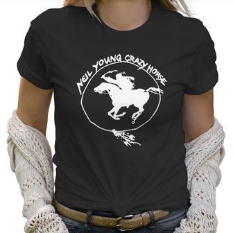 New Neil Young Tee And Crazy Horse Gift Women T-Shirt | Favorety