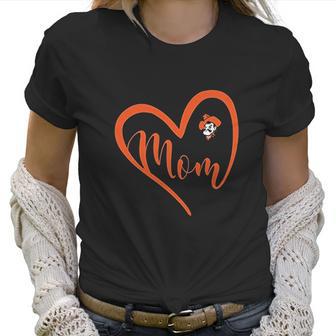 Oklahoma State Cowboys Heart Mom Women T-Shirt | Favorety UK