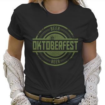 Oktoberfest Vintage Beer Logo Women T-Shirt | Favorety AU