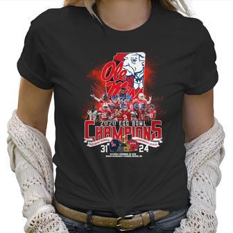 Ole Miss 2020 Egg Bowl Champions Ole Miss Rebels Vs Mississippi State Women T-Shirt | Favorety AU