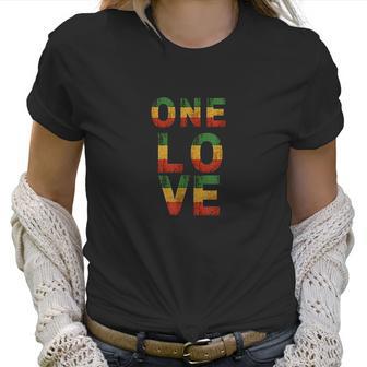 One Love Reggae Men Women Rastafari Kids Gift Women T-Shirt | Favorety UK