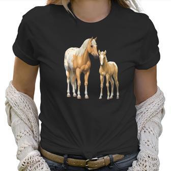 Palomino Appaloosa Horses Mare Cute Foal Women T-Shirt | Favorety AU