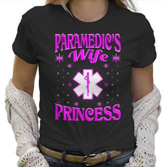 Paramedics Wife Princess Valentine Gift Women T-Shirt | Favorety CA