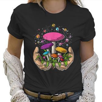 Psychedelic Magic Mushrooms Psilocybin Fungi Hippie Women T-Shirt | Favorety CA