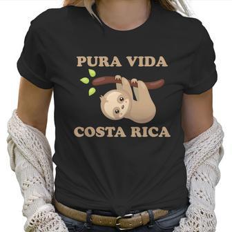 Pura Vida Sloth Costa Rica Women T-Shirt | Favorety CA