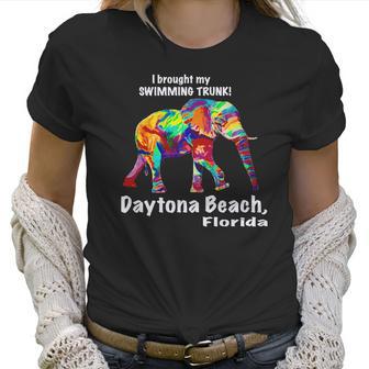 Rainbow Elephant Daytona Beach Florida Tee Women T-Shirt | Favorety AU