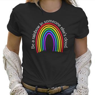 Womens Rainbow Inspirational Quotes By Scarebaby Design Women T-Shirt | Favorety