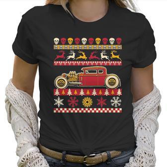 Rat Rod Ugly Christmas Style Women T-Shirt | Favorety