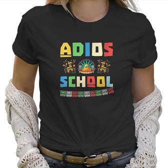 Retired Spanish Teacher Adios School Women T-Shirt | Favorety CA