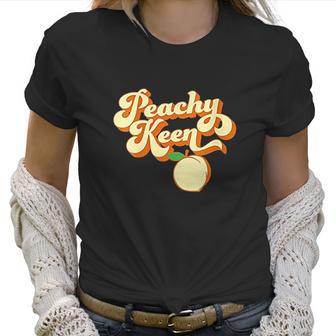 Womens Retro 1980S Peachy Keen Women T-Shirt | Favorety DE