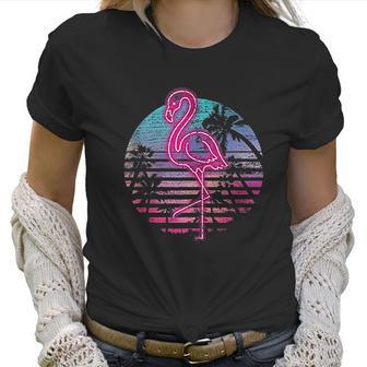 Retro Tropic Flamingo Women T-Shirt | Favorety DE