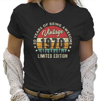 Retro Vintage 1971 50 Years Old Awesome 50Th Birthday Gifts Women T-Shirt | Favorety DE