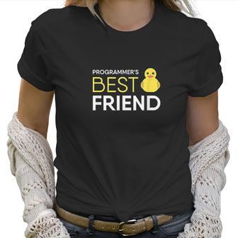 Rubber Duck Debugging Programmers Best Friend Funny Coder Women T-Shirt | Favorety AU