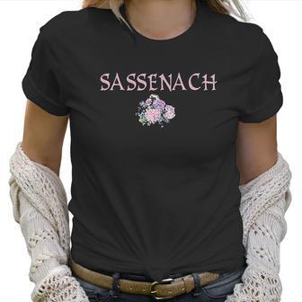 Sassenach Scottish Gaelic Outlanders Pink Dragonfly Women T-Shirt | Favorety CA