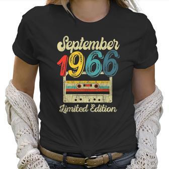 September 1966 55Th Birthday Gift 55 Years Old Men Women Women T-Shirt | Favorety DE