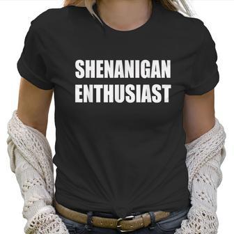 Shenanigan Enthusiast St Patricks Day Beer Graphic Design Printed Casual Daily Basic Women T-Shirt | Favorety DE