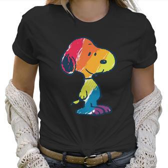 Shirt Rainbow Snoopy Women T-Shirt | Favorety