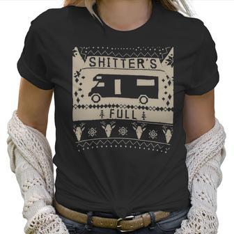 Shitter S Full Christmas Camping T S Limited Women T-Shirt | Favorety CA