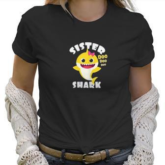 Sister Shark Cute Girl Baby Shark Women T-Shirt | Favorety DE