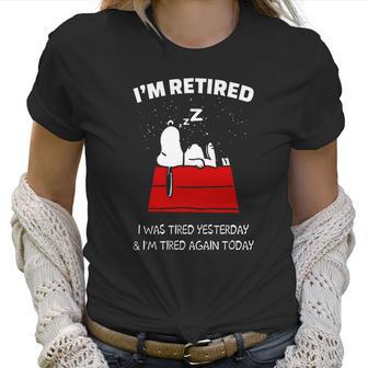 Snoopy Retired Shirt Women T-Shirt | Favorety DE