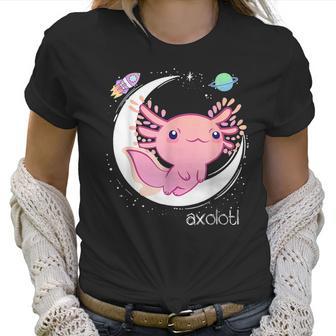 Space Axolotl Kawaii Pastel Goth Japanese Anime Gifts Men Women T-Shirt Graphic Print Casual Unisex Tee Women T-Shirt | Favorety