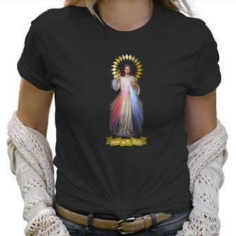 Spanish Jesus Divine Mercy Divina Misericordia 101 Women T-Shirt | Favorety