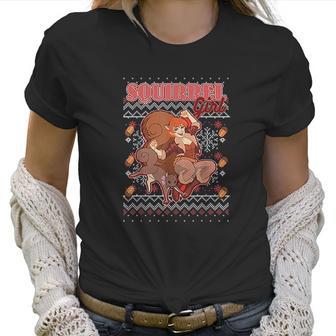 Squirrel Girl Ugly Christmas Graphic Women T-Shirt | Favorety AU