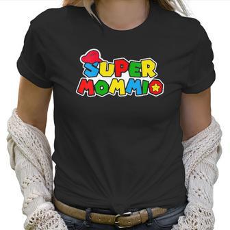 Super-Mommio Funny Mom Mommy Mother Video Game Lovers Women T-Shirt | Favorety CA