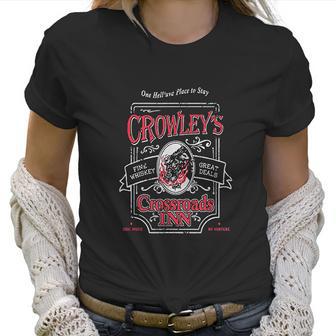 Supernatural Crowleys Crossroads Inn Women T-Shirt | Favorety