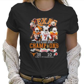 Texas 2019 Alamo Bowl Champions Texas Vs Utah Shirt Women T-Shirt | Favorety CA