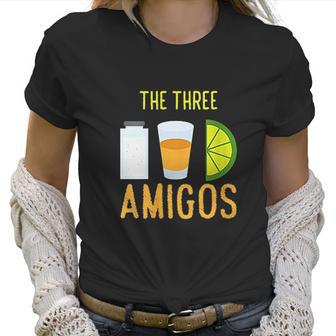 The Three Amigos Art Cool How To Drink Tequila Art Gift Women T-Shirt | Favorety DE