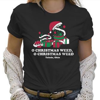 Toledo Christmas Weed Inspires Women T-Shirt | Favorety CA