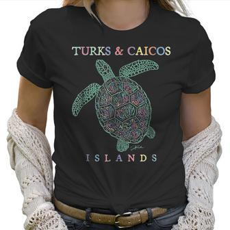 Turks & Caicos Islands Sea Turtle Women T-Shirt | Favorety